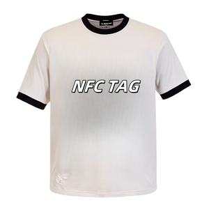<span class=keywords><strong>Maglietta</strong></span> <span class=keywords><strong>maglietta</strong></span> con scansione Nfc <span class=keywords><strong>di</strong></span> alta qualità 2025 T-Shirt Boxy design <span class=keywords><strong>di</strong></span> <span class=keywords><strong>marca</strong></span> con stampa T-Shirt <span class=keywords><strong>bianca</strong></span> - Product Image 6