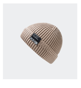 Hat male autumn and winter bowler hat leather Korean version fashion woolen dome knitted yuppie hip-hop hot - Product Image 6