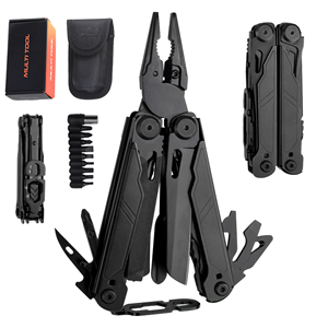 Juego de Destornilladores y Alicates Multifuncionales Plegables Portátiles de Acero Inoxidable 17 en 1, Cuchilla de Calidad para Campamento al Aire Libre, OEM, 3 Años de Garantía - Product Image 1