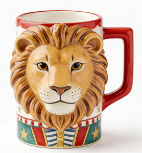 Taza de Cerámica con Diseño Creativo de Circo, Apta para Lavavajillas y Microondas, para Oficina, Hogar, Cafetería, Salón de Té - Product Image 5
