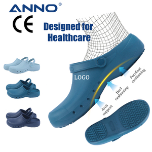 Chaussures chirurgicales ANNO, sabots de médecin à haute résilience avec semelle intérieure amovible, approuvées CE pour les cliniques médicales - Product Image 1