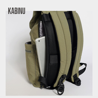 Mochila Casual con Correa de Solapa, Tela Resistente al Agua, para Portátil, Uso Diario, Viajes al Aire Libre, Logotipo Personalizado Disponible