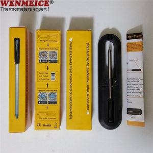 Neues aktualisiertes SH253D kabelloses Bluetooth-Grill-Grill-Fleisch thermometer mit Ladegerät - Product Image 3