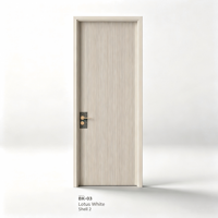 Porte en bois laqué blanc mat, style français, insonorisée, étanche, pour villa, salon, sur mesure, OEM, vente en gros