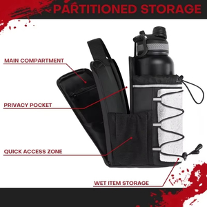 Hot Sale Magnetic Gym <strong>Bag</strong> for Men and Women Sports Magnetic <strong>Cooler</strong> Water <strong>Bottle</strong> Sling Holder Carrier <strong>Bag</strong> with Compartment - Product Image 6
