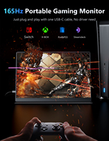 Écran tactile pour ordinateur portable OEM 13,3 15,6 16 17,3 pouces, 1080P 2K 4K 165HZ IPS, moniteur portable ultra fin pour PC portable