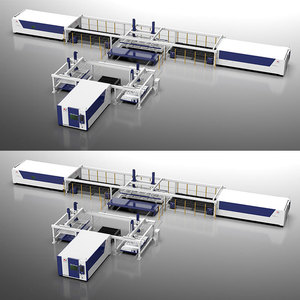 Système de robot linéaire de type lourd à chargement et déchargement automatisés Bentech Laser PLH3015 PLH4020 PLH6020 - Product Image 1