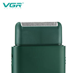 VGR Rasoir électrique portable sans fil pour hommes, mini-tondeuse à <span class=keywords><strong>barbe</strong></span> alternative à poussée, rasoir de voyage en voiture à lame unique - Product Image 6
