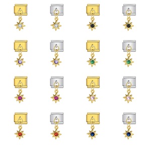 Colgantes de Estrella con Engaste de Aleación de Zinc, Módulo de Joyería Unisex, Accesorio de Regalo - Product Image 1