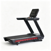 Caminadora Eléctrica de Alta Resistencia para Gimnasio con Motor de Frecuencia Variable AC, Inclinación Eléctrica de 0-20 Niveles y Absorción de Impactos Honeycomb