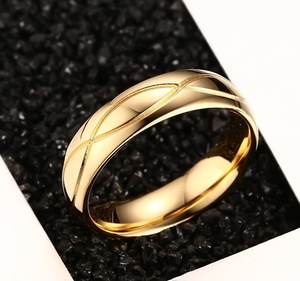 사우디 아라비아 커플 골드 도금 보석 세트 결혼 반지 남성 여성 - Product Image 3