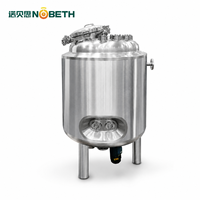 Cuve de mélange de liquides chimiques en acier inoxydable SUS316L de 1000 L avec fonction de chauffage et agitateur