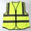 Gilet de sécurité certifié ANSI Classe 1, imperméable, avec bande réfléchissante de 5 cm, logo, en polyester - Fourniture d'usine de vêtements de travail - Product Image 3