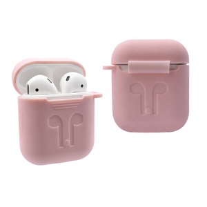 Accessoires pour écouteurs en silicone épaissi personnalisés, motif en relief, étuis pour écouteurs <span class=keywords><strong>sans</strong></span> <span class=keywords><strong>fil</strong></span>, housses compatibles avec AirPods 1 2 - Product Image 6