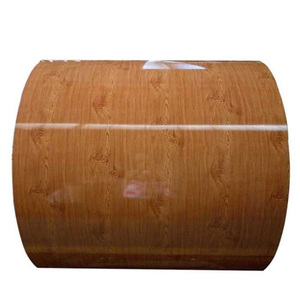 Luxury Wood Grain PPGI Steel Coil Realistic Texture Color Coated Metal for Interior Decor - Product Image 1