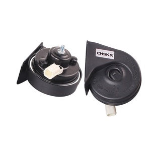 CHSKY 12V klaxon de voiture électrique 129db Loudness longue durée de vie étanche ABS noir 3 voies <span class=keywords><strong>Ken</strong></span> spécial vente en gros - Product Image 1