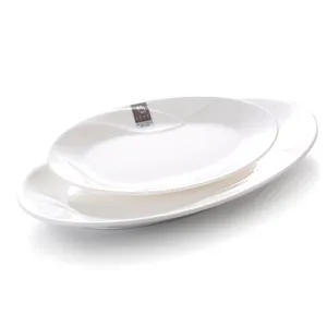 guangzhou factory supply cheap price white restaurant melamine plates bulk