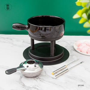 Ensemble <span class=keywords><strong>à</strong></span> bougies noires personnalisées, en <span class=keywords><strong>fonte</strong></span>, outil de combustion, en céramique suisse - Product Image 6