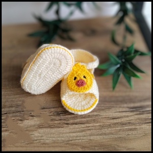 Personalización de alta calidad, nuevo estilo, <span class=keywords><strong>sandalias</strong></span> de pato para bebé, zapatos de ganchillo a mano, zapatos de verano para bebés, zapatos de suelo para puerta - Product Image 6