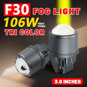 เลนส์โปรเจคเตอร์ Bi-LED คุณภาพสูง 3 สี 3000k 4300k 6000k ขนาด 3 นิ้ว ไฟตัดหมอก โปรเจคเตอร์ Bi-LED กำลังสูง - Product Image 2