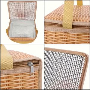 Bolsa Térmica para Entrega de Alimentos con Logotipo Personalizado, Bolsa de Almuerzo Aislada, Nevera Portátil para Picnic, Lonchera Elegante Personalizada, Bolsa de Viaje - Product Image 2