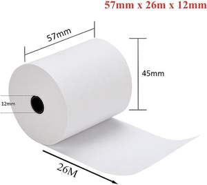 Bobina <span class=keywords><strong>rollo</strong></span> de papel <span class=keywords><strong>termico</strong></span> 80mm recibo POS/caja registradora etiqueta adhesiva térmica impresora <span class=keywords><strong>rollo</strong></span> de papel <span class=keywords><strong>80x80</strong></span> - Product Image 3