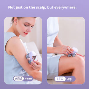 Nuevo Masajeador Corporal Eléctrico Portátil, Cuidado de la Salud, Masajeador Inalámbrico Inteligente para Cabeza, Hombros y Piernas, Cabezal de Silicona, Masaje Profundo - Product Image 2