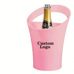 Cubo Enfriador de Vino y Champán Imperial, Blanco, Vintage, de Lujo, con Logotipo Personalizado - Product Image 1