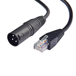 3-pin nữ <span class=keywords><strong>RJ45</strong></span> nam âm thanh Extender cáp PVC Áo khoác khuếch đại Mixer KTV thiết bị ánh sáng âm thanh XLR kết nối cho xe HDTV - Product Image 2