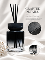 Diffuseur de parfum d'ambiance de luxe, ensemble diffuseur d'arômes, parfum longue durée, bouteille en verre décorative, parfum personnalisé OEM/ODM