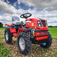 Trouvez un mini-tracteur similaire Icon avec moteur Euro 5, 4 roues motrices, 18 CV, boîte de vitesses, pompe, tracteur compact pour ferme et jardin avec tondeuse