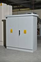 Armoire de commutation en acier MV HV, coffret de commande électrique, boîtier de distribution d'énergie industrielle 10kV 2500A IP30 50Hz