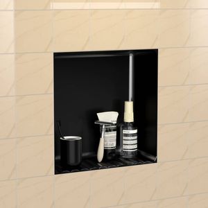 Produits de <span class=keywords><strong>niche</strong></span> de douche de <span class=keywords><strong>baignoire</strong></span> encastrés en porcelaine céramique blanche Insert mural Étagère à savon de douche Support de <span class=keywords><strong>niche</strong></span> pour salle de bain humide - Product Image 2