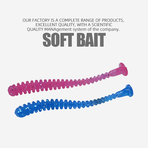 Appâts de pêche en eau douce appâts artificiels appâts souples Silicone PVC <span class=keywords><strong>leurre</strong></span> souple Wobblers 45mm pêche aux racines petit T queue <span class=keywords><strong>leurre</strong></span> souple - Product Image 6