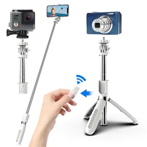 Werkseitige Lieferung L02 41 Zoll Länge Fernbedienung 3 in 1 Universal Stativ Selfie Stick
