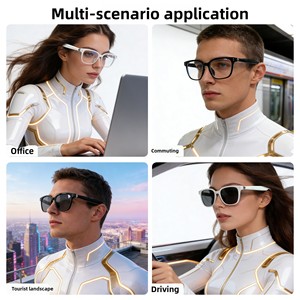 Nuevas Gafas Inteligentes con Traducción por IA, Traducción en Tiempo Real, 100 Idiomas, Asistente <span class=keywords><strong>de</strong></span> Voz, Control Táctil, Video 1080P, Batería Dual - Product Image 2