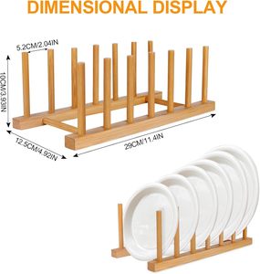 Multi-functional Storage Cabinet <b>Dish</b> Plate Book Bowl Cup Pot Lid Cutting Board Drain Drying Organizer for Kitchen Use - Product Image 3