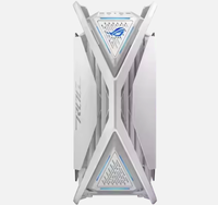 Boîtier de jeu ROG Hyperion GR701 2E blanc, format tour moyenne, avec fenêtre latérale, compatible avec les cartes mères ATX/Micro-ATX/Mini-ITX, processeur max