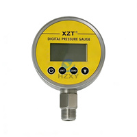 XZD100 100mm 4 Inch 700bar Stainless Steel Pressure Connector NPT1/2 LCD Digital Display Pressure Gauge