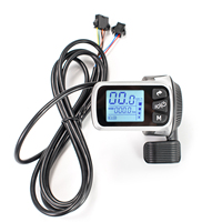 Panneau de commande 124DX 24V-500W pour vélos électriques et scooters avec écran LCD pour les scooters à propulsion manuelle pour enfants
