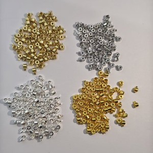 <b>Copper</b> Snap Buttons Round Plated For <b>Bracelet</b> Making DIY Jewelry Set 10mm Gold Silver Finish Findings Components - Product Image 1