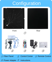 Kit d'éclairage de plafond étoile à fibre optique Panneau de plafond Starlight pour home cinéma