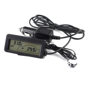 DC 12V 디스플레이 디지털 온도계 백라이트 미니 온도계 LCD 자동차 내부 외부 온도계 - Product Image 5