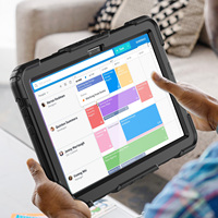 Lenovo Tab M10 3rd Gen 2022 TB-328F için 10.1 inç ağır sağlam Tablet kılıfı standı omuz askısı darbeye PC kapak