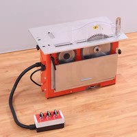Scie à panneaux horizontale automatique portable avec moteur sans balais pour le travail du bois
