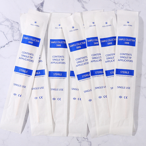 Penyeka katun tongkat kayu medis ujung halus ringan untuk persiapan kulit yang tepat - Product Image 2