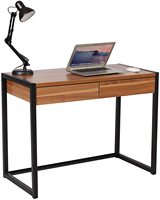 Table sur pied en bois, avec tiroirs, bureau d'ordinateur