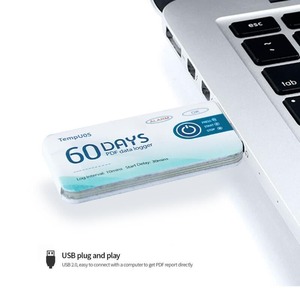 식품 육류 물류 온도 기록용 일회용 USB 콜드 체인 데이터 로거 PC 연결 - Product Image 4