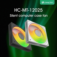 Nuevo Enfriador de CPU con Rodamiento Fluido Lineng LN-PJ 120, Ventilador de 120 mm con Efecto de Luz LED ARGB para PC de Escritorio y Juegos