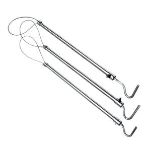 Soporte para cerdos con cerradura de 23,62 pulgadas, receptor de cerdos de acero inoxidable, varilla para atrapar cerdos, Cable de Control de aviones, Pissco de la mejor calidad - Product Image 1